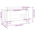 thumbnail image 4 of vidaXL Coffee Table White 101x49x52 cm Engineered Wood, 4 of 5