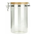 thumbnail image 1 of LEEYNEER Pot en Verre Pot de Rangement en Verre avec Couvercle à Charnière (1140 ml), 1 of 6