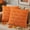 Orange Pumpkin, variant on decorUhome Fall Throw Pillow Covers 18x18 Pack of 2, Soft Plush Faux Wool Couch Pillow Covers, Rust Pumpkin (Pillow Cover Only, No Inserts Included)