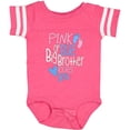 thumbnail image 3 of Inktastic Pink or Blue, Big Brother Loves You Footprints and Heart Boys Baby Bodysuit, 3 of 5