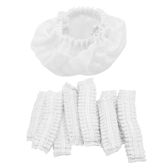 100 Pcs Coussinets d'Oreille Jetables Housses Extensibles pour Écouteurs Sanitaires Housses d'Oreille en Tissu Non Tissé 11cm/4.3 Po Protecteur Hygiénique Respirant pour la Plupart des Écouteurs