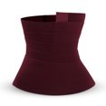 thumbnail image 1 of Sonducket Mujeres vendaje envoltura cintura entrenador cuerpo cinturón Control de barriga corsé de resistencia correa elástica Shapewear Yoga Ropa interior Vino rojo, 1 of 6