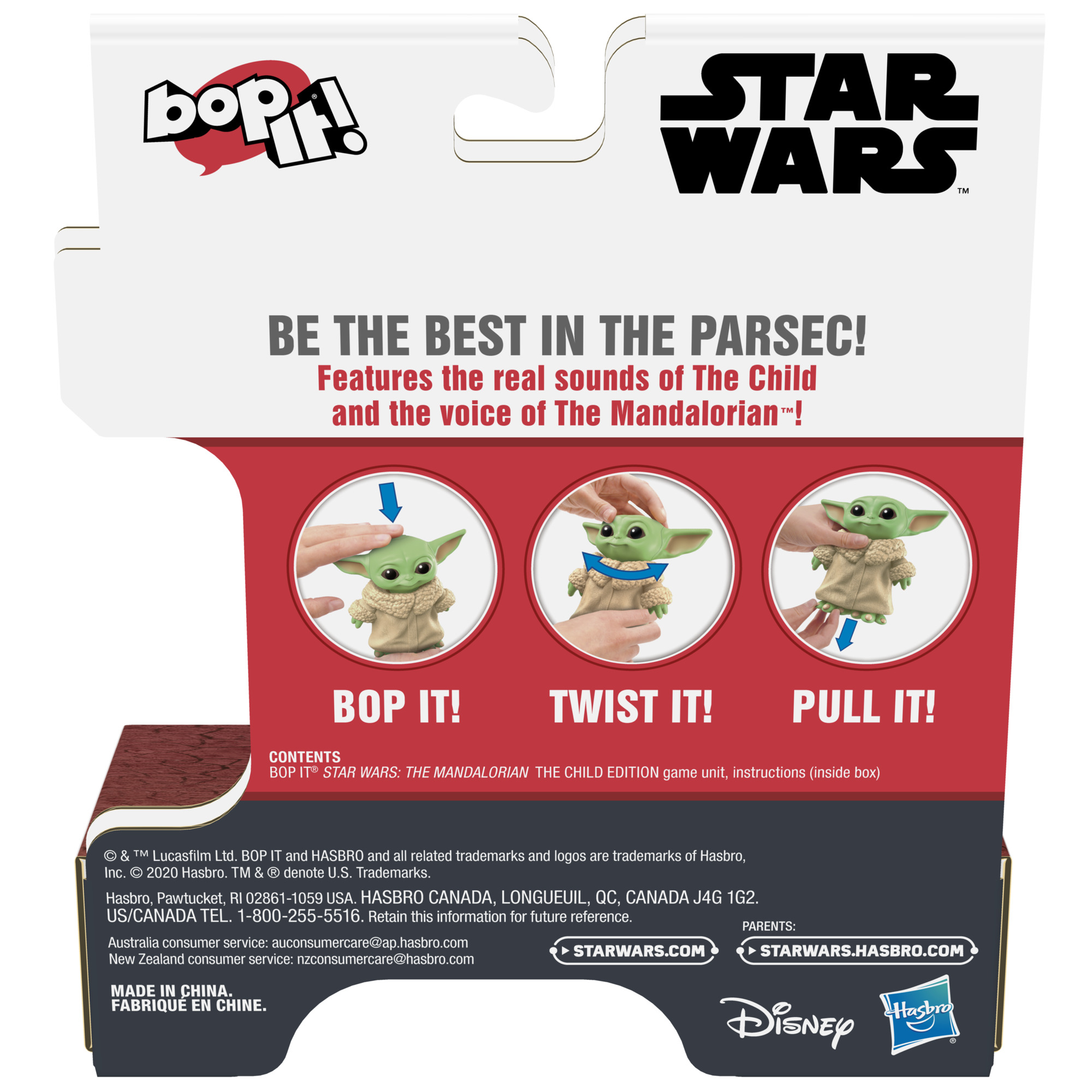 Bop It! Star Wars The Mandalorian The Child Edition Electronic Game for Kids and Family Ages 8 and Up, 1+ Player (2 Pack) - image 5 of 8