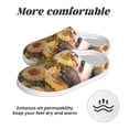 thumbnail image 6 of Lsque Cute Panda Sunflower Pattern Womens Comfort Cotton on Scuff With Memory Foam and Anti-skid Sole Slipper-39/40, 6 of 7