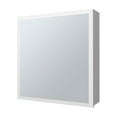 thumbnail image 4 of Morenci Medicine Cabinet with Included Mirror and 1 Door,White,White Melamine Bath Faucets Bathroom Storage, 4 of 8
