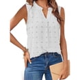 thumbnail image 4 of Womens Tops Summer Tank Top for Women Sleeveless Shirts Spring Corset V Neck Dressy Casual T-shirts, 4 of 5