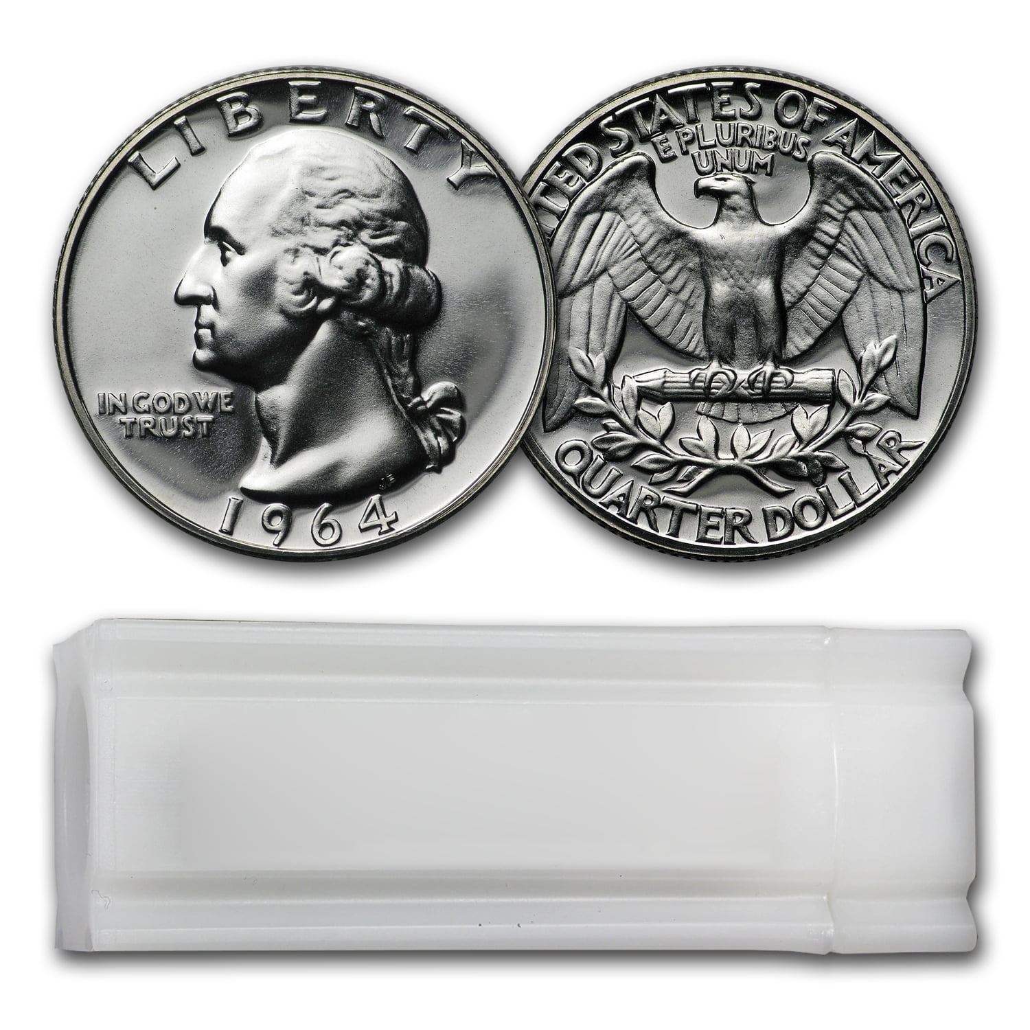 1964 P  Washington Silver Quarter ~ Choice Coin from Bank Roll 