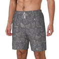 thumbnail image 2 of Uemuo Funny Chicken Pattern Mens Swim Trunks Quick Dry Board Shorts with Mesh Lining, Stretch Beach Shorts Quick Dry No-Chafing Board Shorts-XX-Large, 2 of 9