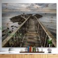 thumbnail image 2 of Design Art - Wooden Pier on North Irish Coastline, 2 of 5