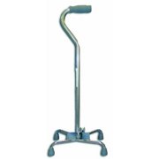 Crome Large Base Adjustable Quad Cane Foam Handgrip 1/CS