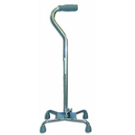 Crome Large Base Adjustable Quad Cane Foam Handgrip 1/CS