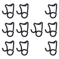thumbnail image 1 of Clips para luces navideñas, clips para luces festivas, resistentes y de fácil instalación para exteriores. Negro 10 piezas, 1 of 9