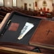 thumbnail image 4 of Funda para biblia FINPAC, grande, clásica, de piel vegana, color marrón, 4 of 9