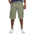 thumbnail image 1 of XRAY Mens Belted Double Pocket Casual Cargo Shorts, green, 36, 1 of 1