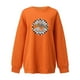 thumbnail image 3 of ICHUANYI Liquidación Moda de mujer Otoño Impreso Blusa suelta de manga larga Cuello redondo Casual Pullover Tops Sweatershirt ICHUANYI WER202308170936, 3 of 3