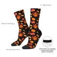 thumbnail image 4 of Cauagu Thanksgiving Turkey 1 Print Crew Socks for Women and Men,Adult Athletic Running Socks 1-Pair Sports Socks Work Gear Socks with Moisture Wicking, 4 of 6
