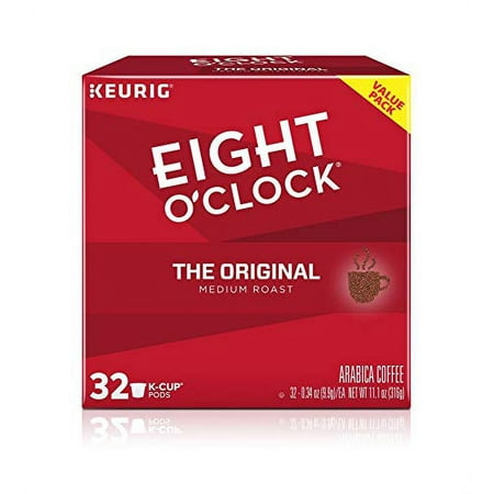 Eight O'Clock Coffee The Original, Keurig Single Serve K-Cup Pods, Medium Roast, 32 Count