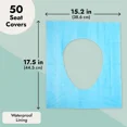 thumbnail image 5 of YANI -Juvale 50-Pack Disposable Toilet Seat Covers For Adults, 5 of 6