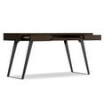 thumbnail image 4 of Lowry 54 inch Wide Solid Acacia Wood Modern Industrial Desk in Distressed Hickory Brown, 4 of 7
