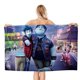 thumbnail image 1 of Onward Toalla de playa de secado rápido con diseño temático, regalo para mujeres y niñas, ideal para cumpleaños, fans, amantes de la música, uso en la playa o al aire libre, 78 × 150 cm, 1 of 6