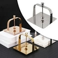 thumbnail image 4 of veasfak Stainless Steel Napkin Holder Table Decor Smooth Surface for Coffee Shops square square, 4 of 9