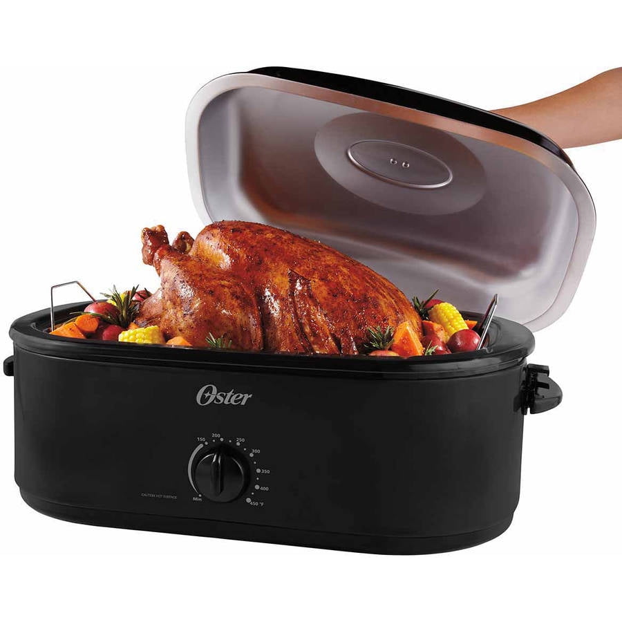 Oster 24-Pound 18 Quart Turkey Roaster Oven.