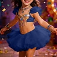 thumbnail image 2 of sususu Flower Girl Dresses for Wedding Girls Ballet Tutu Skirt Sparkly Leotard Dress For Dance Performance Recital Party Play Dress&nbsp;Up Clothes for Girls, 2 of 4