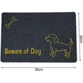 thumbnail image 4 of Dirt Trapper Door Mat 60 x 90 cm Non Slip Floor Mat Polyester Fiber Backing Carpet and Floor Mat Indoor &amp; Outdoor Dirt Entrance Rug Washable Front Door Mat (Dog), 4 of 8