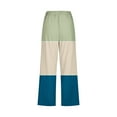 thumbnail image 5 of FAIWAD Pantalons Capri en Lin pour Femmes, Poches Larges, Taille Élastique, 5 of 5