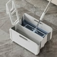 thumbnail image 5 of lanema Collapsible Bucket Portable Folding Mop Bucket with Wheels for Fishing Camping, 5 of 20