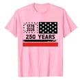 thumbnail image 4 of MAIHAN 250th Anniversary USA Shirt Patriotic American Flag Shirts for Women Men 1776-2026 Short Sleeve Tee Unisex(StyleA,Pink,M), 4 of 6