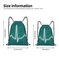 thumbnail image 2 of Gaeub ECG Wave Drawstring Backpack Bag Sport Gym Sackpack Heavy Duty String Backpack for Men Women-Medium, 2 of 6