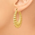 thumbnail image 2 of 14K Yellow Gold Earring Shrimp Creole Women'S 41 mm 34, 2 of 4