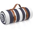 thumbnail image 1 of Manta de picnic extragrande de 80 x 80, impermeable y plegable, de 3 capas, para exteriores, para 6 a 8 adultos, ideal para camping, parque, playa y césped., 1 of 5