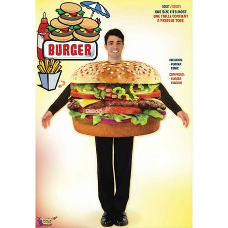 Halloween Hamburger - Standard Adult Costume