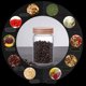 thumbnail image 4 of Tarro de vidrio para almacenamiento, botella con tapas herméticas, terrario de té decorativo sellado para 7x15cm, 4 of 9