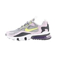 thumbnail image 4 of Nike Air Max 270 React (GS) Big Kids' Shoes Particle Grey-Iced Lilac-Lemon Venom bq0103-010, 4 of 6