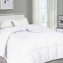 300GSM Lightweight Comforter All Season Down Alternative Bed Comforter 100 % cotton quality size Twin/Twin XL (68" x 90" - 64 oz Fill) Color White