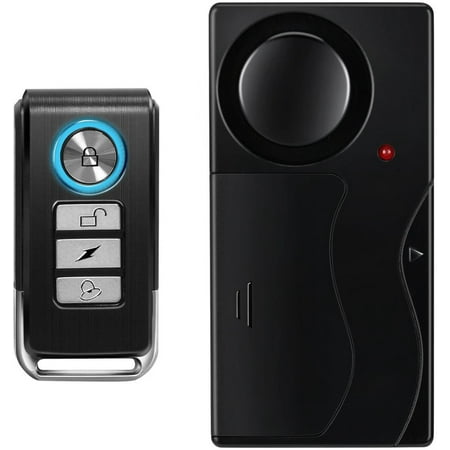 Wsdcam Wireless Vibration Alarm with Remote Control Anti-Theft Alarm Security
