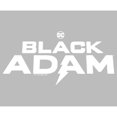 thumbnail image 2 of Girl's Black Adam White Logo Graphic Tee Athletic Heather Medium, 2 of 5