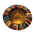 thumbnail image 5 of Christmas Decor Carpet 3D Stereo Christmas Round Carpet Christmas Tree Snowman Holiday Scene Mat Non Christmas Decorative Rug For Living Room And Bedroom Visual carpet, 5 of 5