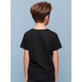 thumbnail image 2 of American Baseball Catcher USA Vintage Flag 4th Of July Boys T-Shirt, 2 of 6