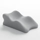 thumbnail image 1 of Almohada para piernas y rodillas, cojín de apoyo para piernas, ergonómico, liviano, suministros portátiles, almohada de espuma viscoelástica, almohada gris, 1 of 8
