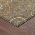 thumbnail image 3 of Addison Rugs Chantille Indoor/Outdoor Transitional Geometric Brown Machine Washable Round Rug, 8' x 8', 3 of 8