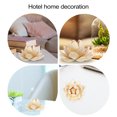 thumbnail image 4 of EeaseCA Tabletop Decor Wood Lotus Ornament Lotus Decor Desktop Adornment Home Decoration, 4 of 8