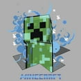 thumbnail image 2 of Boy's Minecraft Charged Creeper  Graphic Tee Athletic Heather Large, 2 of 5