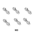 thumbnail image 1 of Baohd 6pcs Rope Clip Double Grips Clamps Ropes Hardware Yacht Accessories Fitting 316 Stainless Steel Cable Fixing Tools Type 2, 1 of 8