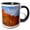 Black/White, variant on 3drose, Fisher Towers in Evening Light Near Moab, Utah, Usa - Us45 Cha0293 - Chuck Haney, 11oz Two-tone Green Mug