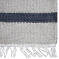 thumbnail image 5 of Rugsotic Carpets Hand Woven Flat Weave Kilim Wool Eco-Friendly 8'x10' Area Rugs Rectangle Cream Charcoal Contemporary Modern Design Low Pile Indoor Handmade Rug for Living Room, Bedroom D00118, 5 of 10