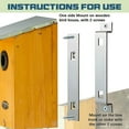 thumbnail image 2 of <p>2 Set Bird House Hanging Bracket Galvanized Steel Bird House Mounting Bracket For Feeders Boxes</p>, 2 of 9
